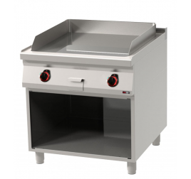 2 zónás RedFox álló elektromos rostlap sima, krómozott sütőfelülettel, semleges tárolóval